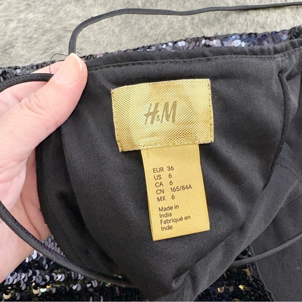 H&M Flip Sequin Cami Tank Top 6 - Picture 4 of 9